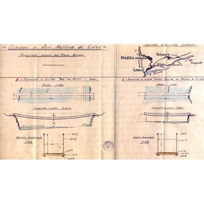 Passerella sul fiume Brembo